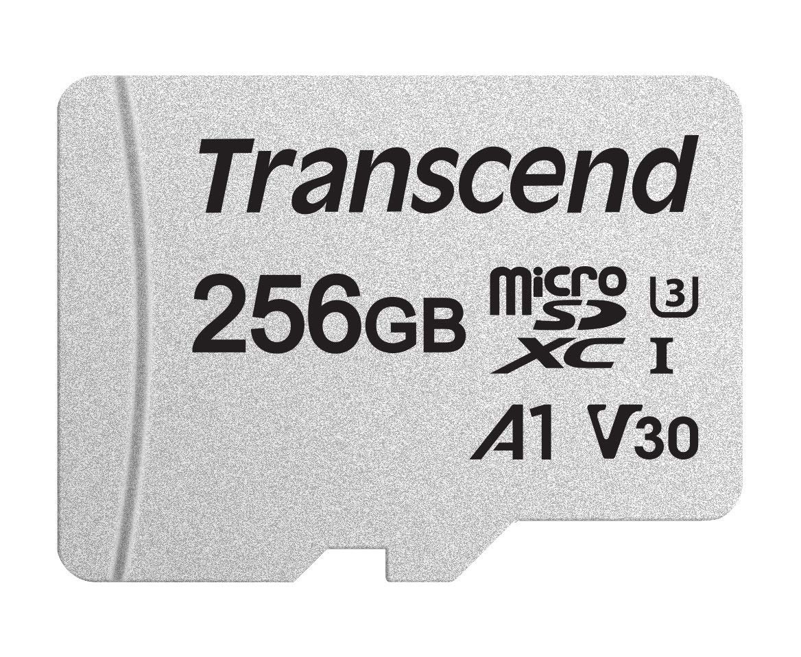 Карта пам'яті Transcend microSDXC 256GB C10 UHS-I R95/W45MB/s + SD-адаптер (TS256GUSD300S-A)