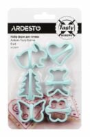 Набір форм для печива Ardesto Tasty baking блакитний 6 шт (AR2308TP)