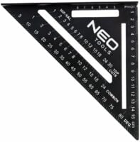 Кутник Neo Tools, 15 см, 18.3x18.3x2.2 см, 45 і 90°