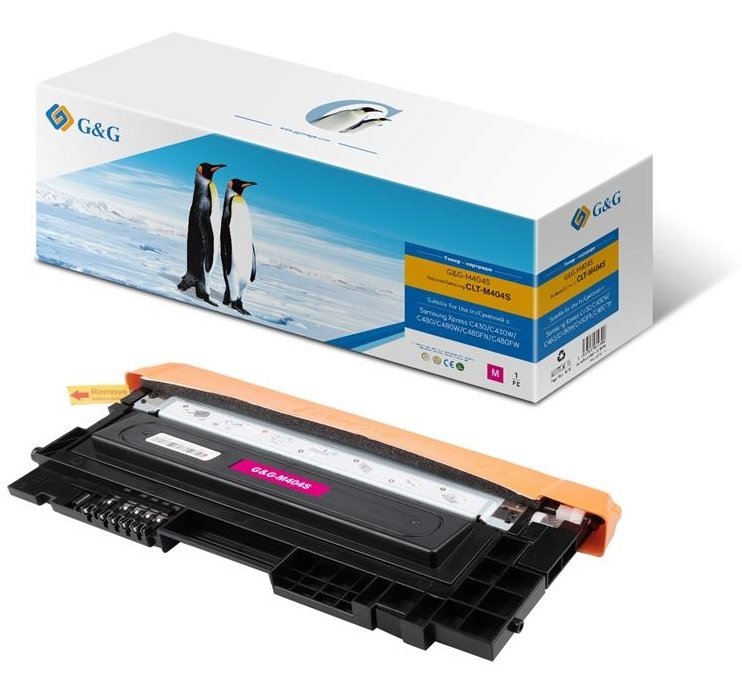 Картридж G&G для Samsung SU242A C430/C430W, C480/C480W/C480FN 1000 стр Magenta (G&G-M404S)