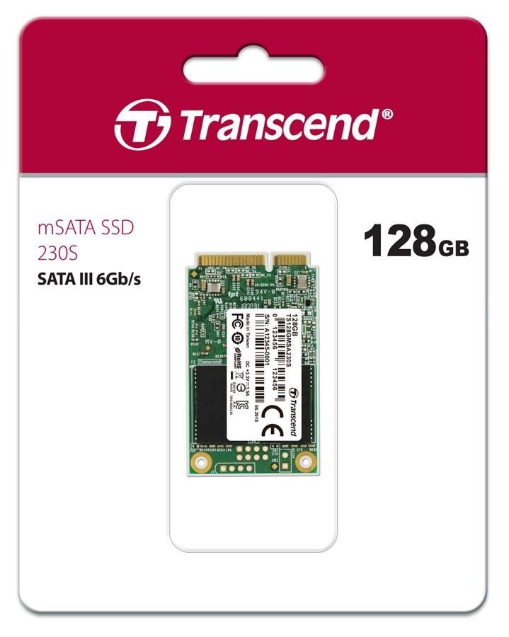 SSD накопичувач TRANSCEND 230S 128GB mSATA 3D TLC (TS128GMSA230S)