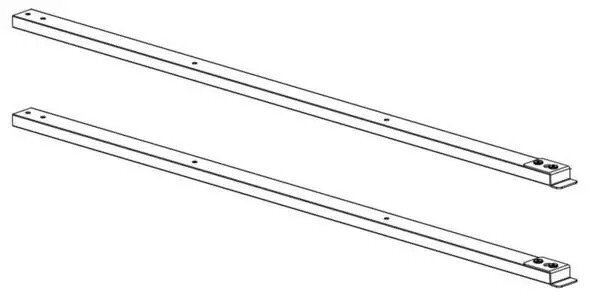 Направляющая 2E для монтажа на стойку ALR экрана 100" (0169100ALR_RAILS)