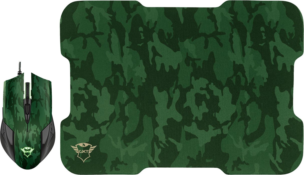 Миша+килимок Trust GXT781 RIXA CAMO MOUSE & PAD (23611_TRUST)