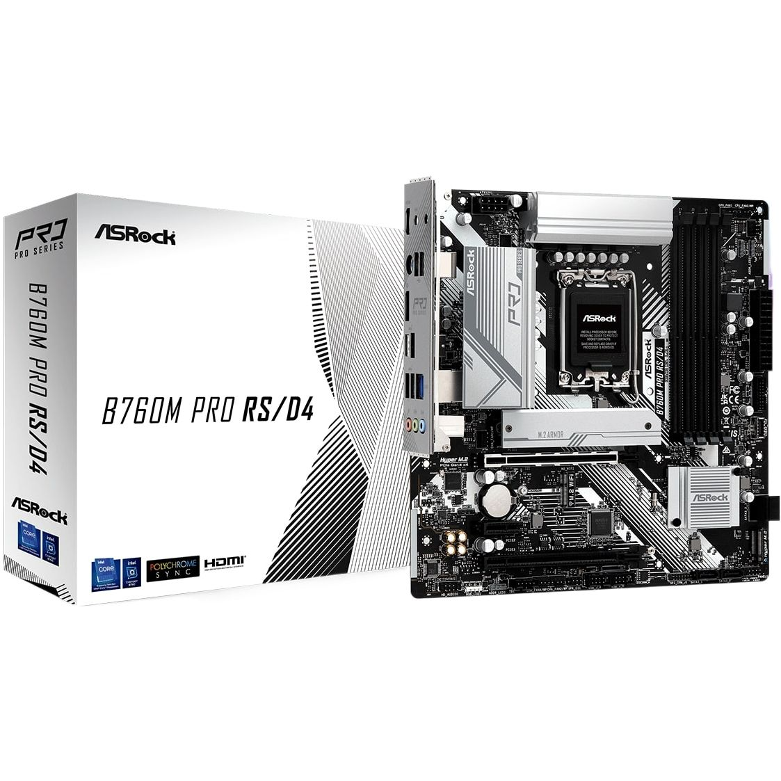 Материнська плата ASRock B760M PRO RS/D4 (B760M_PRO_RS/D4)