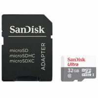 Карта пам'яті SanDisk microSDHC 32GB C10 UHS-I R100MB/s Ultra+SD адаптер (SDSQUNR-032G-GN3MA)