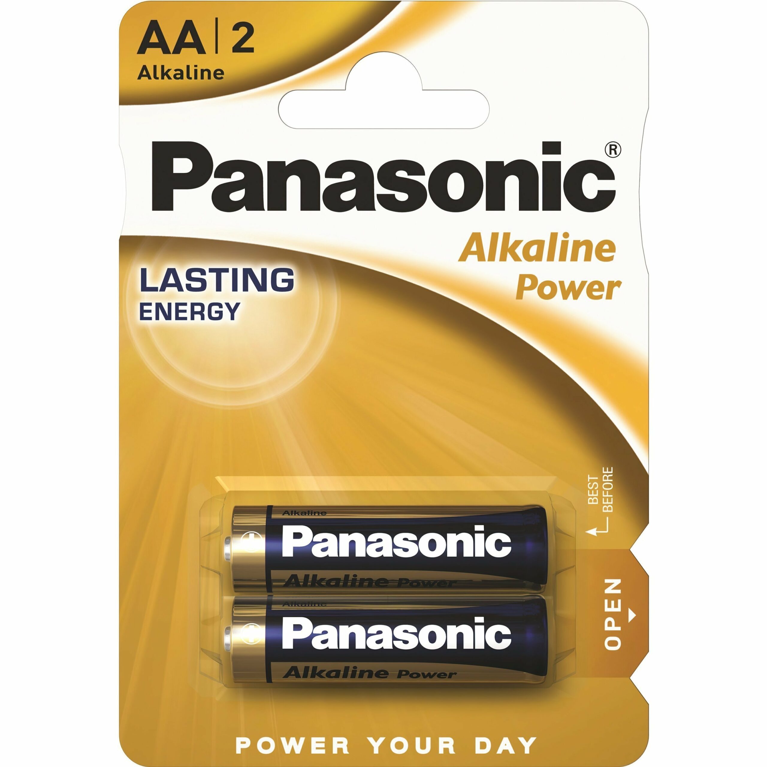 Батарейка Panasonic ALKALINE POWER AA BLI 2 (LR6REB/2BP)