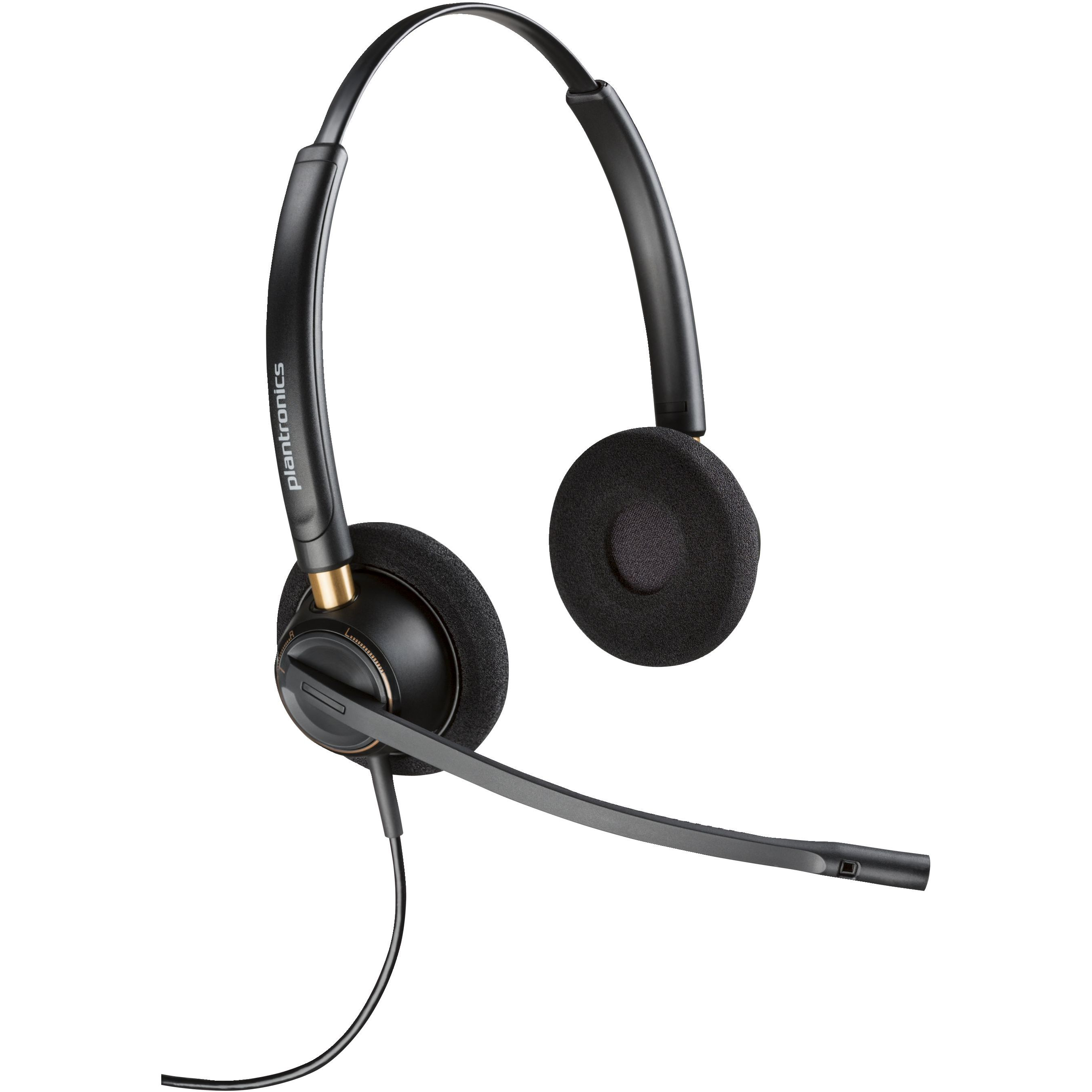 Гарнитура стерео компьютерная On-ear Poly EncorePro 520, Quick Disconnect Black (783P7AA)