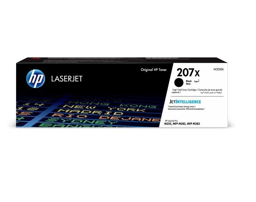 Картридж лазерный HP 207X CLJ M282/M283, M255dw/M255nw Black (W2210X)