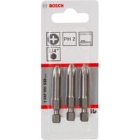 Біта Bosch Extra-Hart PH2, 49мм, 3шт (2.607.001.528)