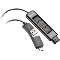 Перехідник Poly DA85-M USB – QD з вбудованим пультом для гарнітур EncorePro, USB-A, USB-C Black (786C8AA)