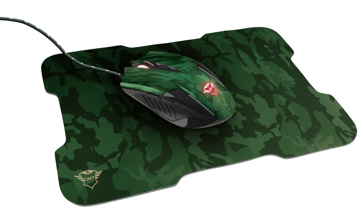 Миша+килимок Trust GXT781 RIXA CAMO MOUSE & PAD (23611_TRUST)