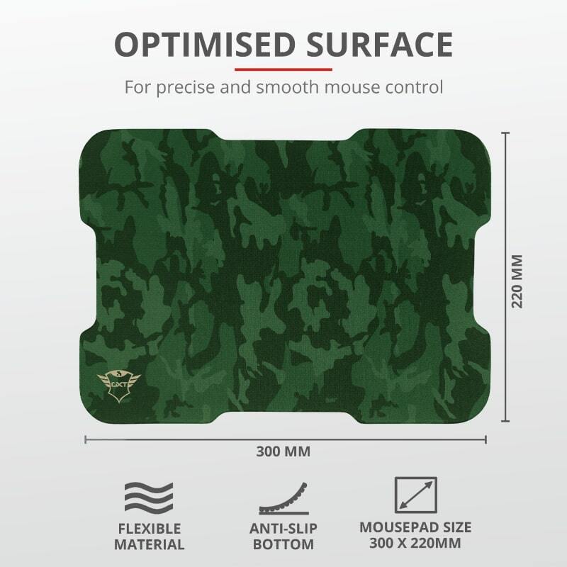 Миша+килимок Trust GXT781 RIXA CAMO MOUSE & PAD (23611_TRUST)