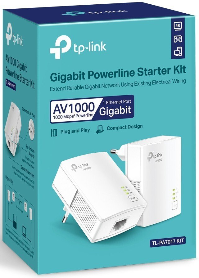 Адаптер Powerline TP-LINK TL-PA7017KIT 2шт