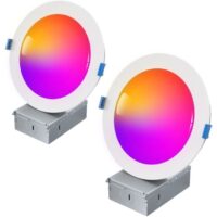 Розумна лампа Govee B601B Smart LED Recessed Lights 2шт, білий (B601B3C1)