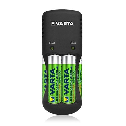 Зарядний пристрій VARTA Pocket Charger + Акумулятор NI-MH AA 2600 мАг, 4 шт.