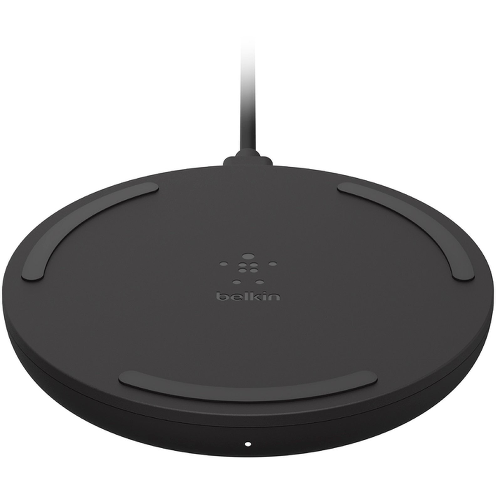 Бездротовий зарядний пристрій Belkin Pad Wireless Charging Qi, 10W, PSU, black (WIA001BTBK)