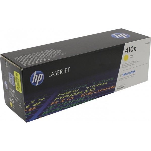 Картридж лазерный HP 410X CLJ Pro M377/M452/M477 Yellow, 5000 стр. (CF412X)