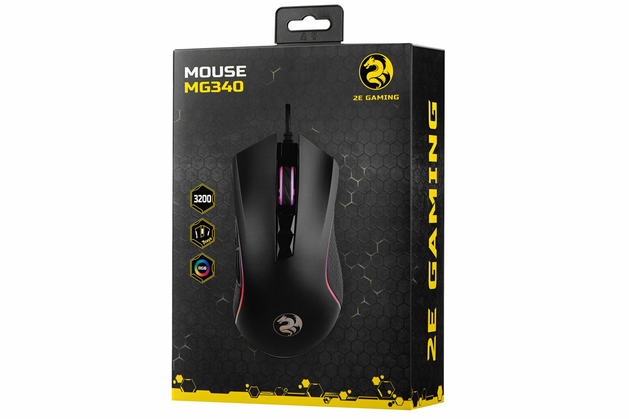 Игровая мышь 2E Gaming MG340 RGB USB Black (2E-MG340UB)