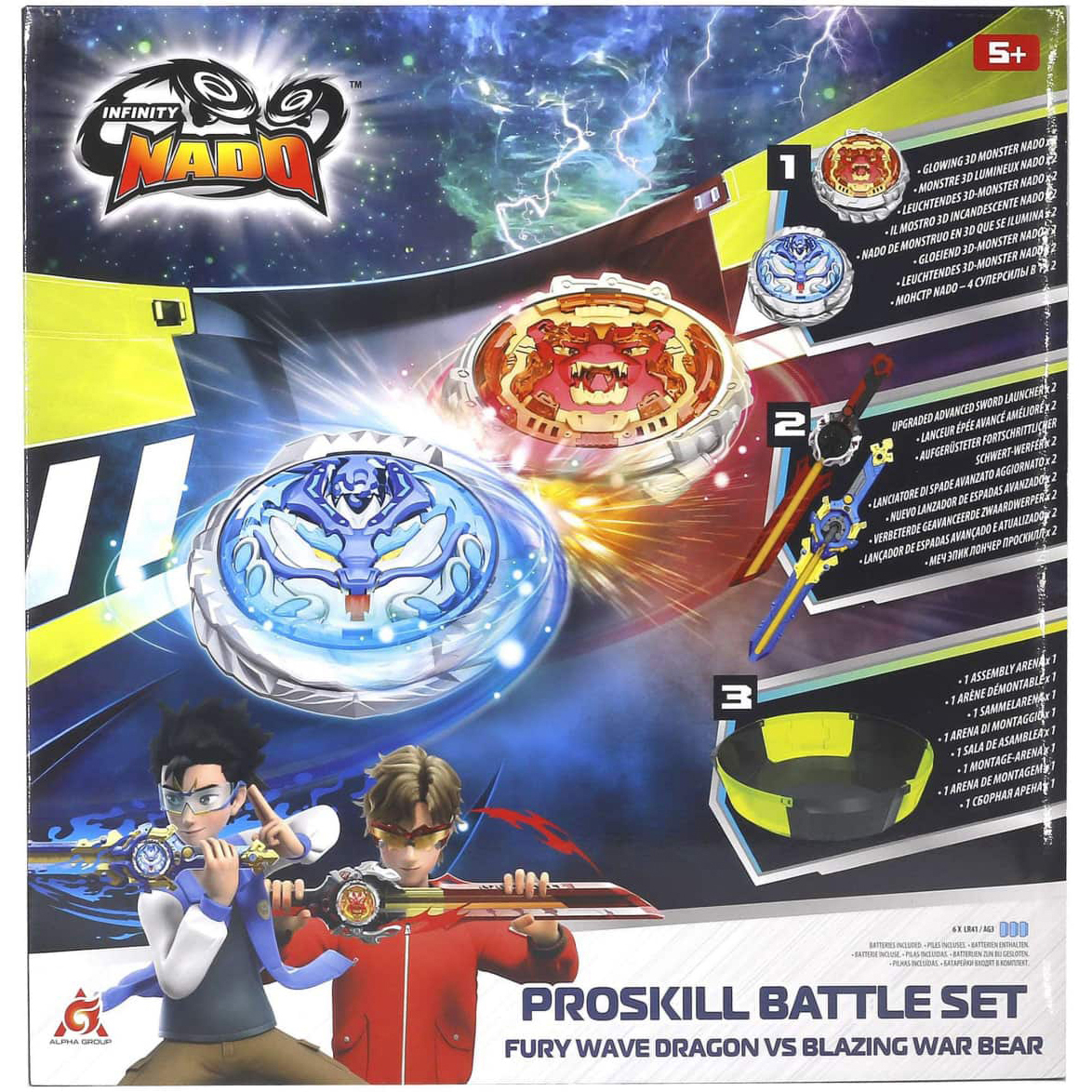 Набор Infinity Nado VI Proskill Battle Set Безумный Дракон и Горящий Боевой Медведь (EU654281)