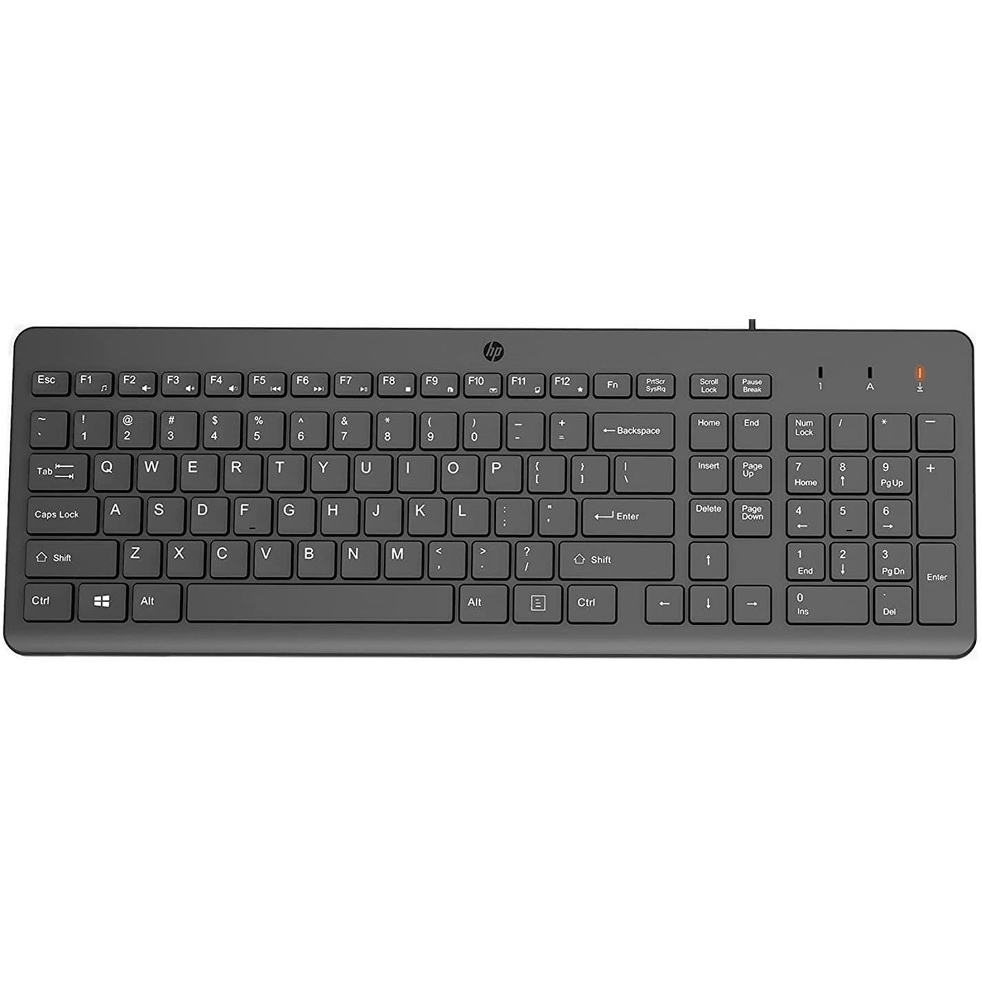 Клавіатура HP 150 USB UA Black (664R5AA)