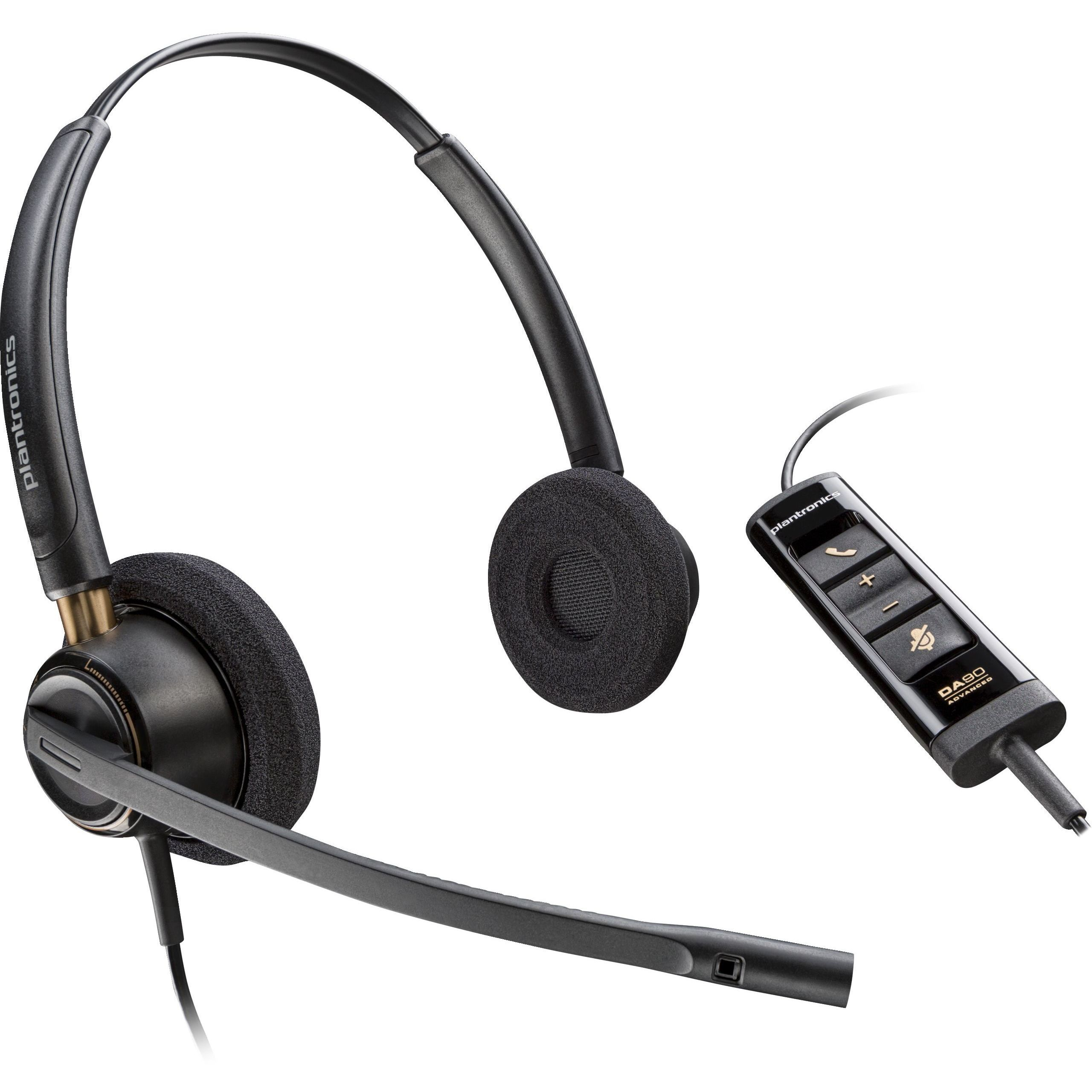 Гарнітура стерео комп`ютерна On-ear Poly EncorePro 525-M, USB-A Black (783R2AA)