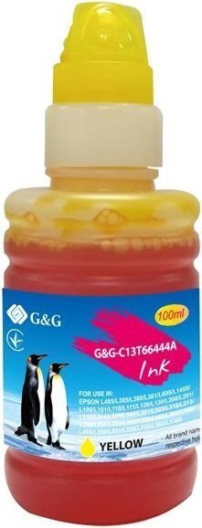 Контейнер з чорнилом G&G для Epson L100/L200 yellow (G&G-C13T66444A)