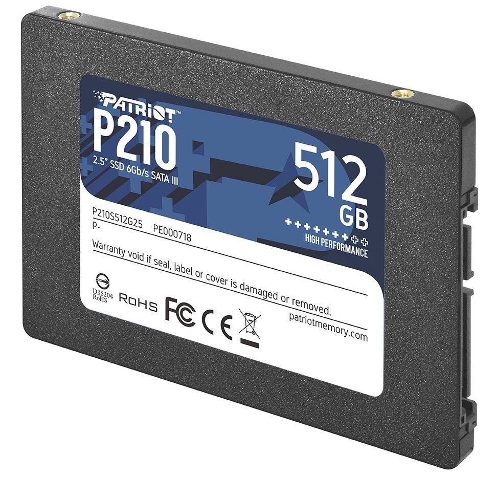 SSD накопичувач Patriot 2.5" 512GB SATA TLC P210