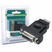 Перехідник DIGITUS HDMI to DVI-I(24+5), Black (AK-330505-000-S)