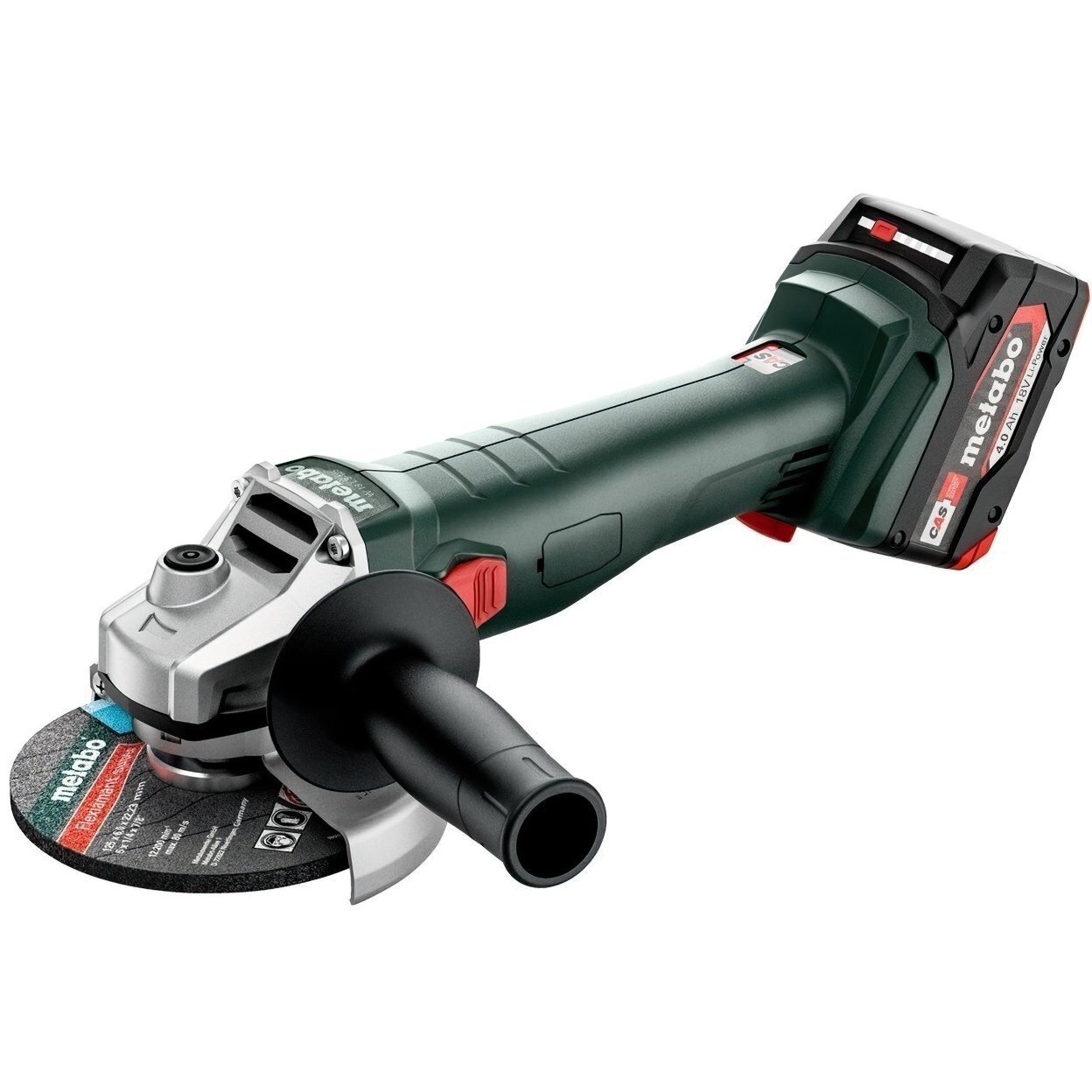 Шліфмашина кутова акумуляторна Metabo W 18 L 9-125, 2*18В (602247510)