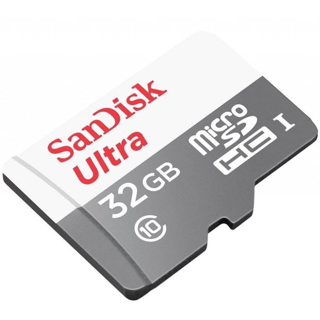 Карта пам`яті SanDisk microSDHC 32GB C10 UHS-I R100MB/s Ultra (SDSQUNR-032G-GN3MN)