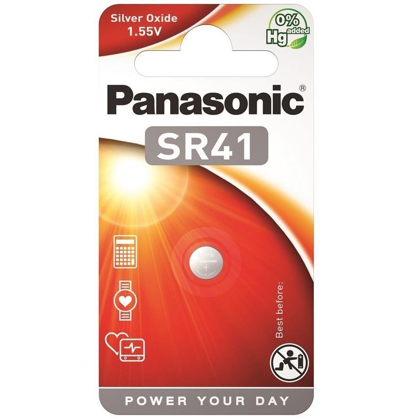 Батарейка Panasonic SR 41 BLI 1 (SR-41EL/1B)