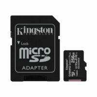 Карта пам`яті Kingston microSDXC 256GB C10 UHS-I R100MB/s + SD-адаптер (SDCS2/256GB)