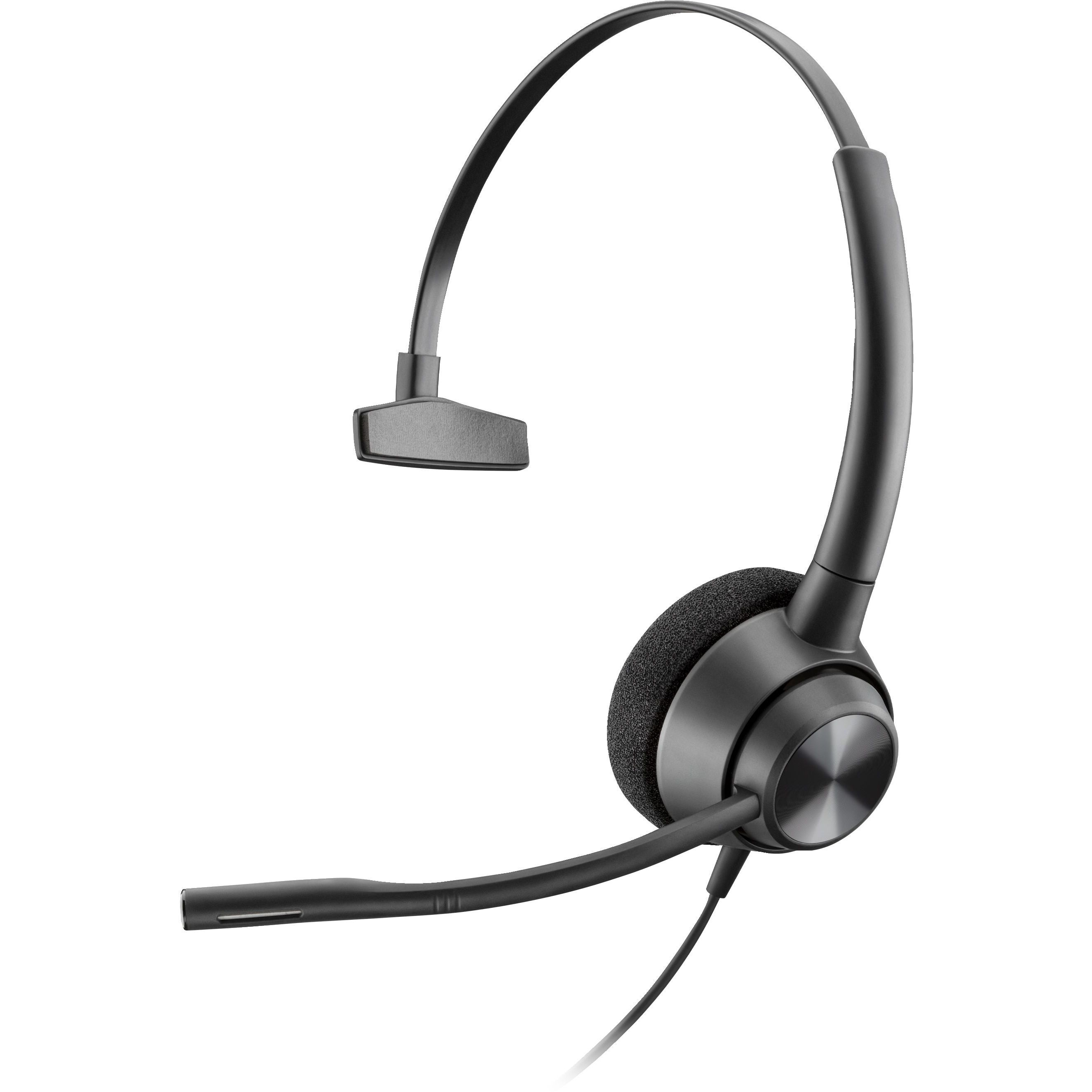 Компьютерная гарнитура моно On-ear Poly EncorePro 310, Quick Disconnect Black (77T43AA)