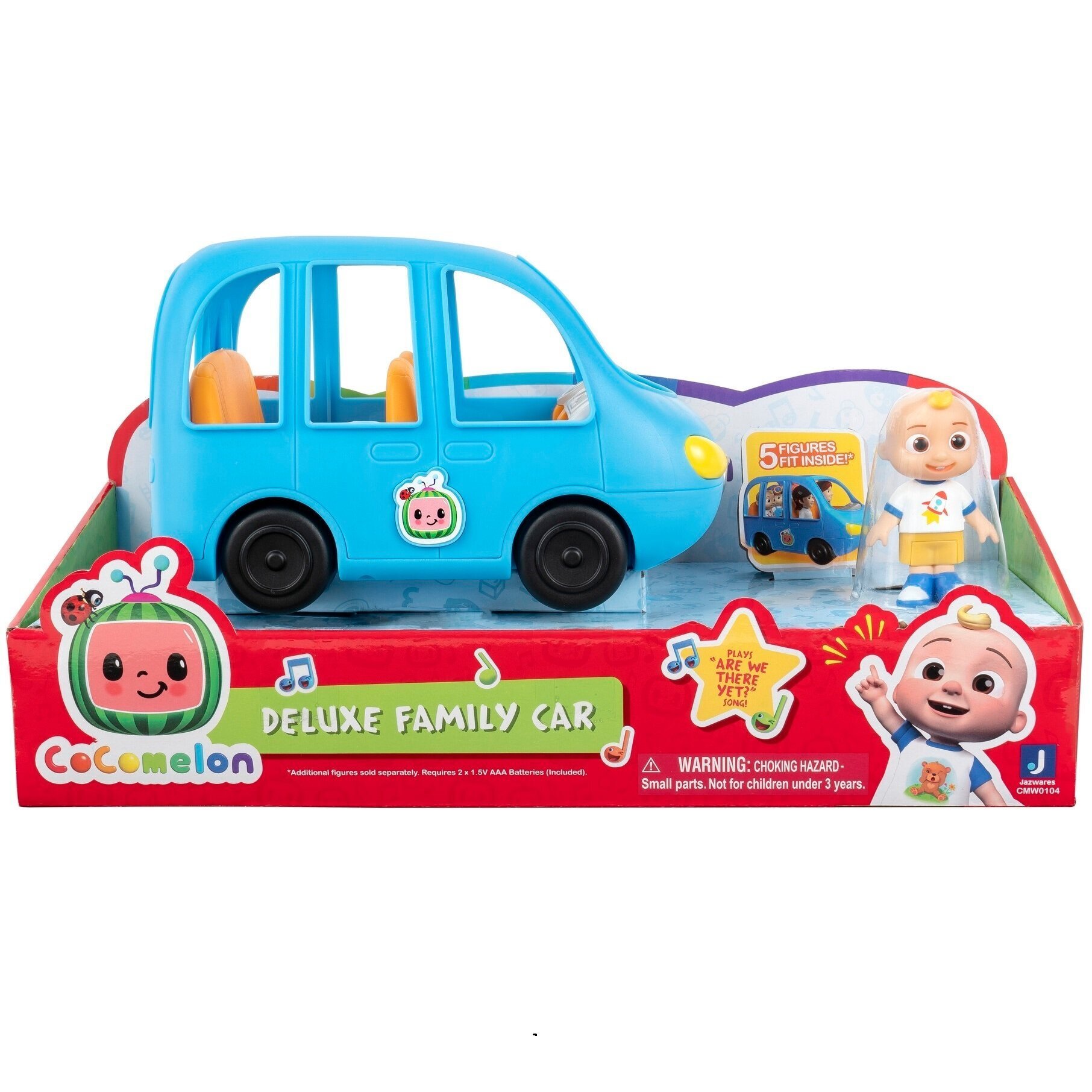 Игровой набор CoComelon Deluxe Vehicle Family Fun Car Vehicle свет и звук