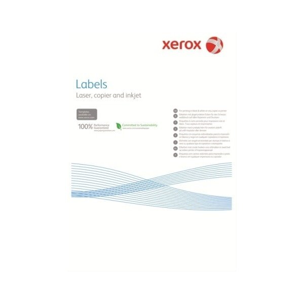 Наклейка Xerox Mono Laser 16UP (squared) 105x37mm 100л. (003R97407)