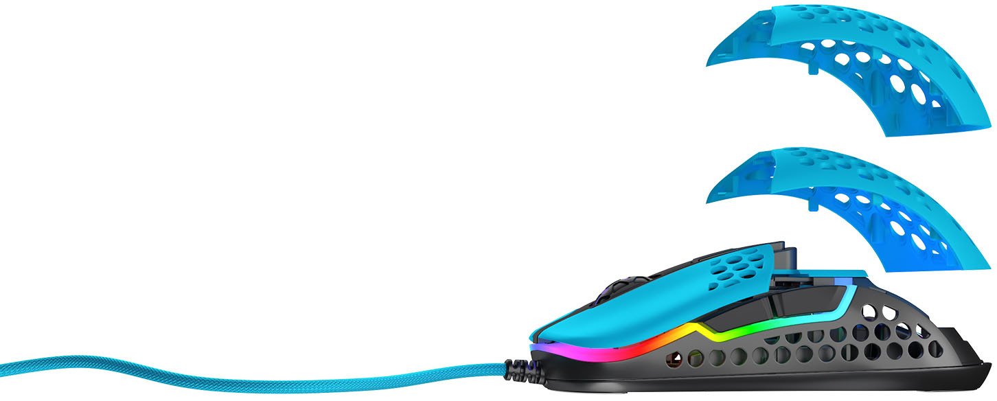 Ігрова миша Xtrfy M42 RGB, Miami Blue (XG-M42-RGB-BLUE)