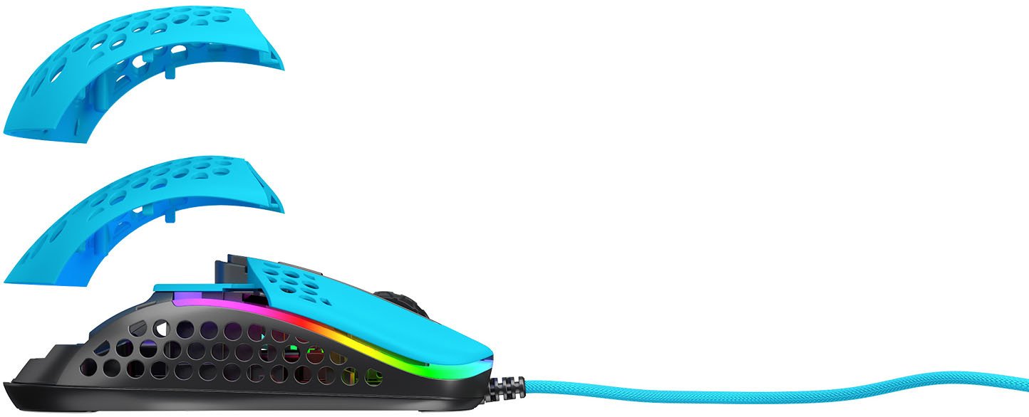 Игровая мышь Xtrfy M42 RGB, Miami Blue (XG-M42-RGB-BLUE)