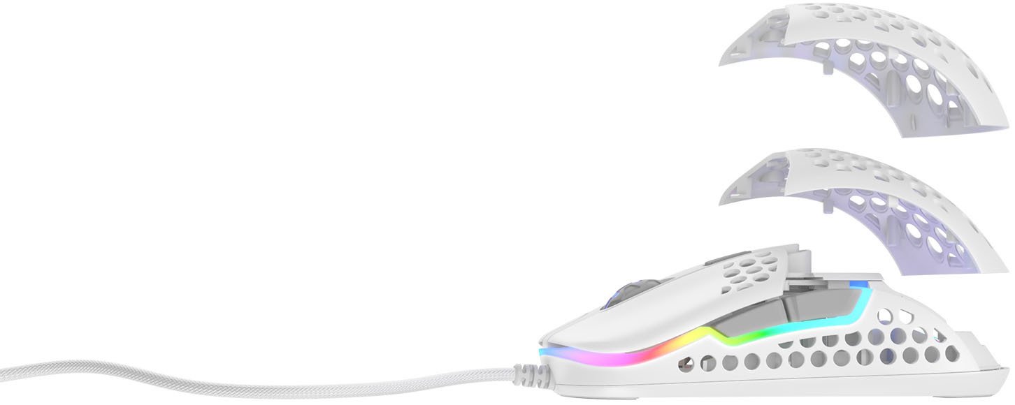 Игровая мышь Xtrfy M42 RGB, White (XG-M42-RGB-WHITE)