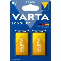 Батарейка VARTA LONGLIFE alkaline 6LR61(6LF22, MN1604, MX1604, Крона) BLI 2 (04122101412)