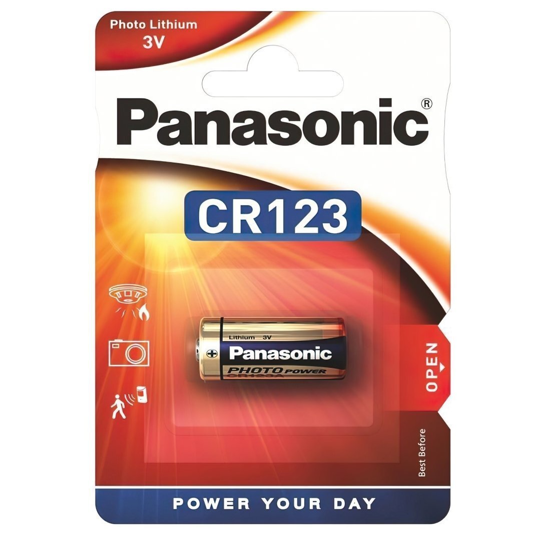 Батарейка Panasonic CR 123 BLI 1 Lithium (CR-123AL/1BP)