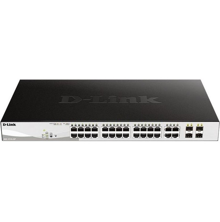 Комутатор D-Link DGS-1210-24P PoE, Websmart (DGS-1210-24P)