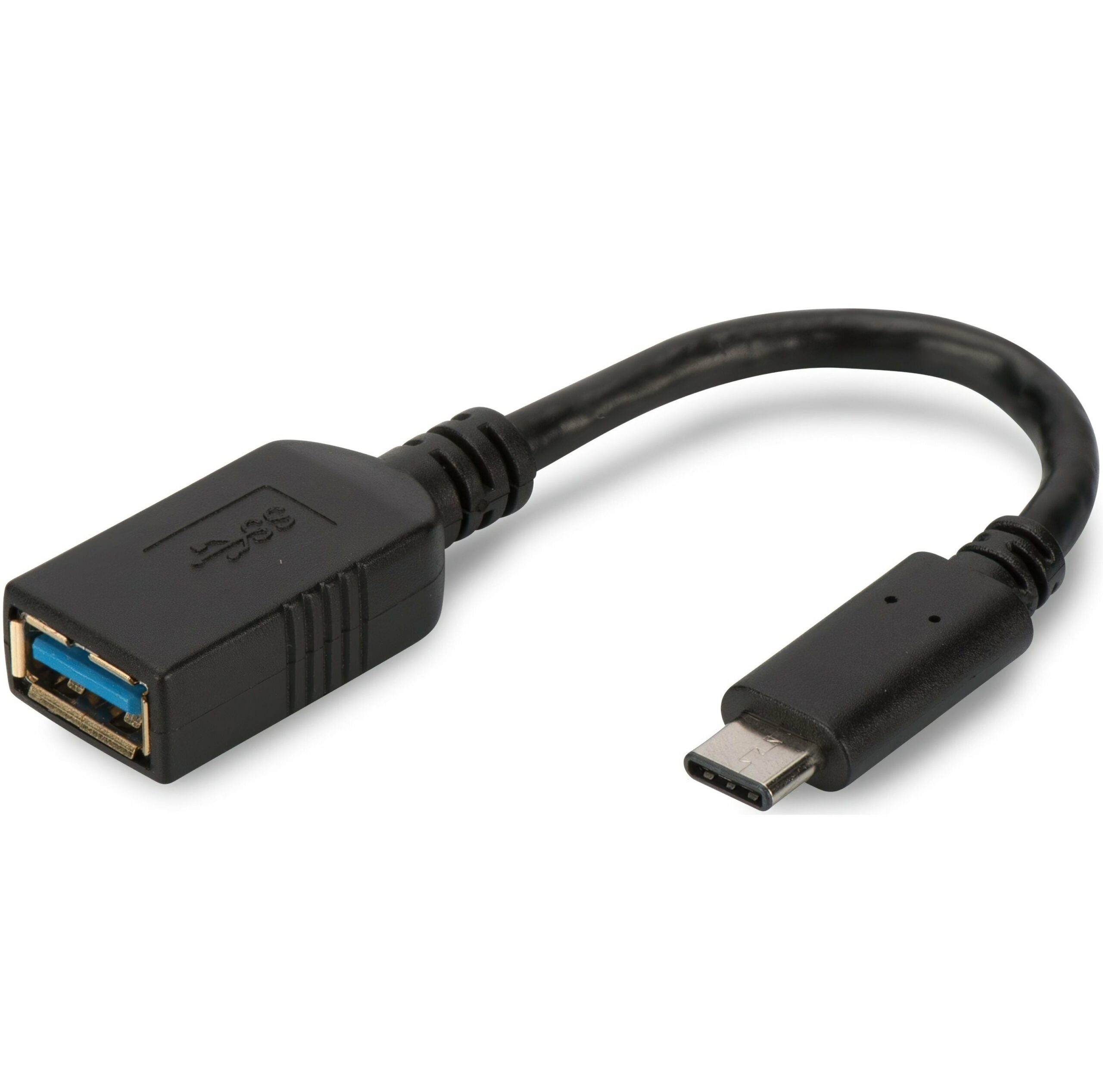 Адаптер Digitus USB-A to Type-C 0.15m Black (AK-300315-001-S)