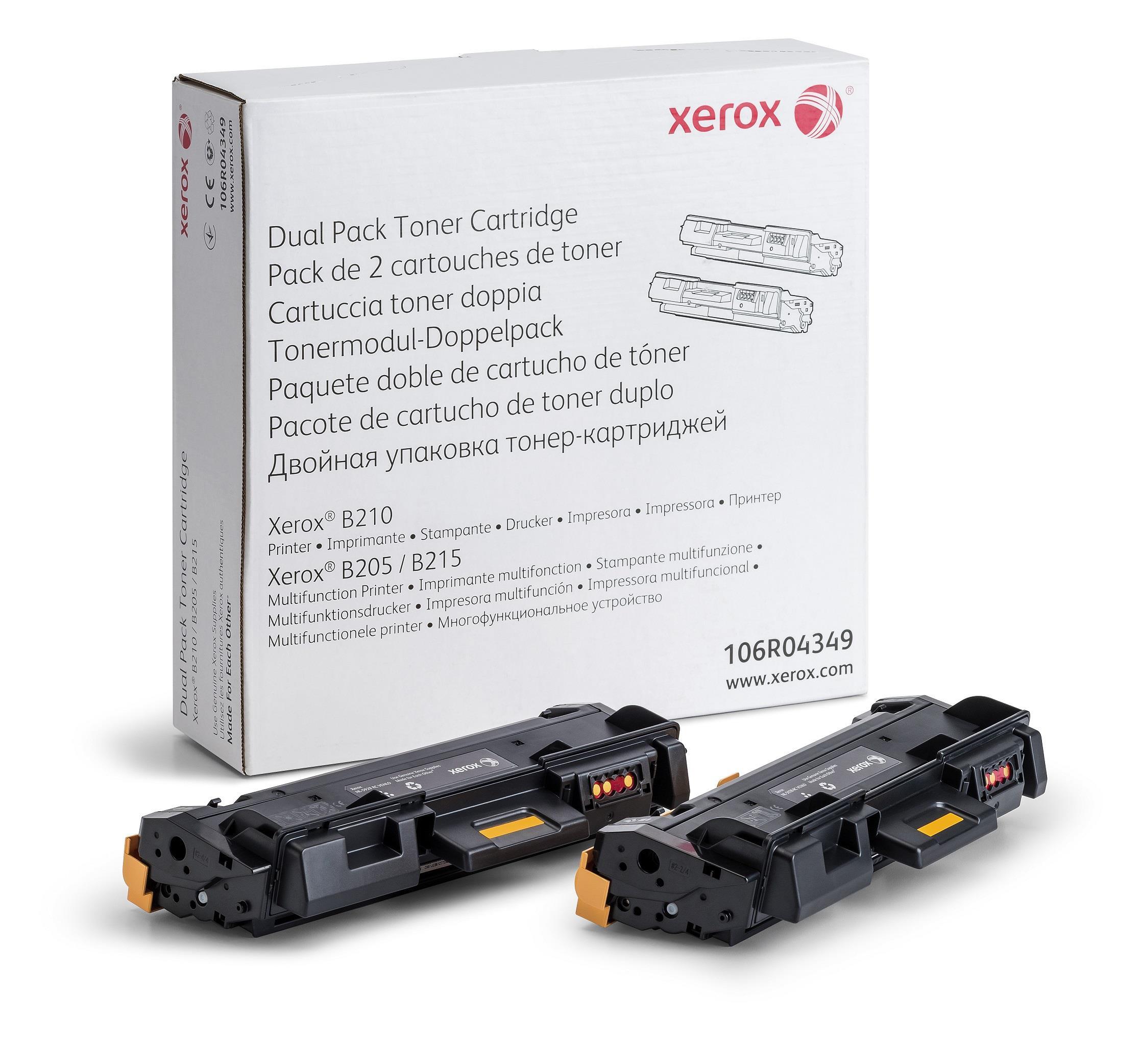 Тонер-картридж лазерный Xerox B205/B210/B215 Black (106R04349)