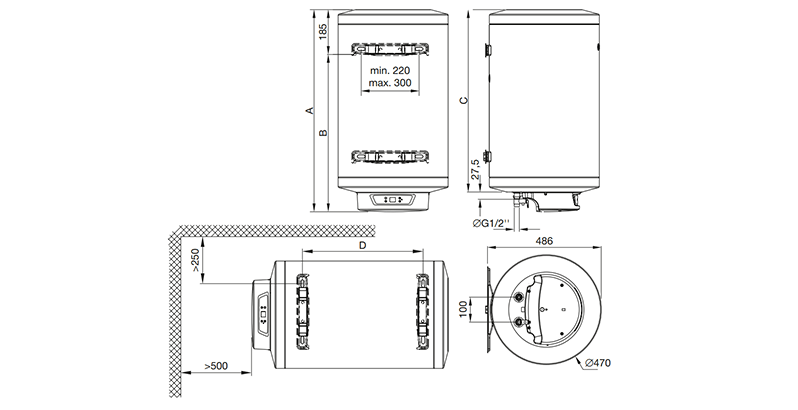 Регулювання температури Bosch Tronic 8000 T ES